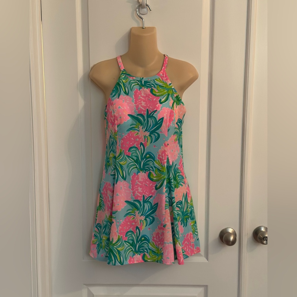 Lilly Pulitzer Fernanda Dress Pineapple Shake - Picture 3 of 15
